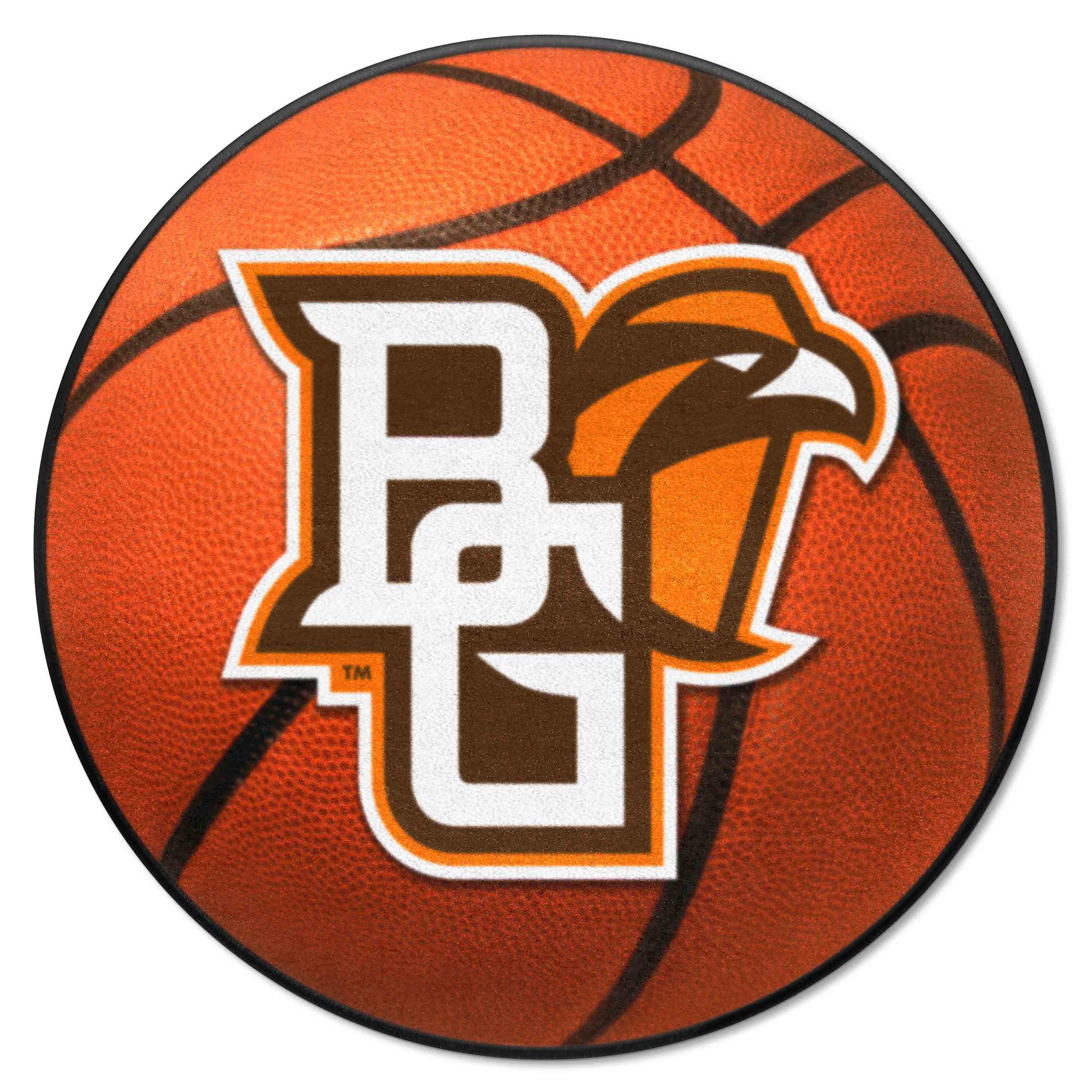 Bowling Green Falcons Basketball Rug - 27in. Diameter