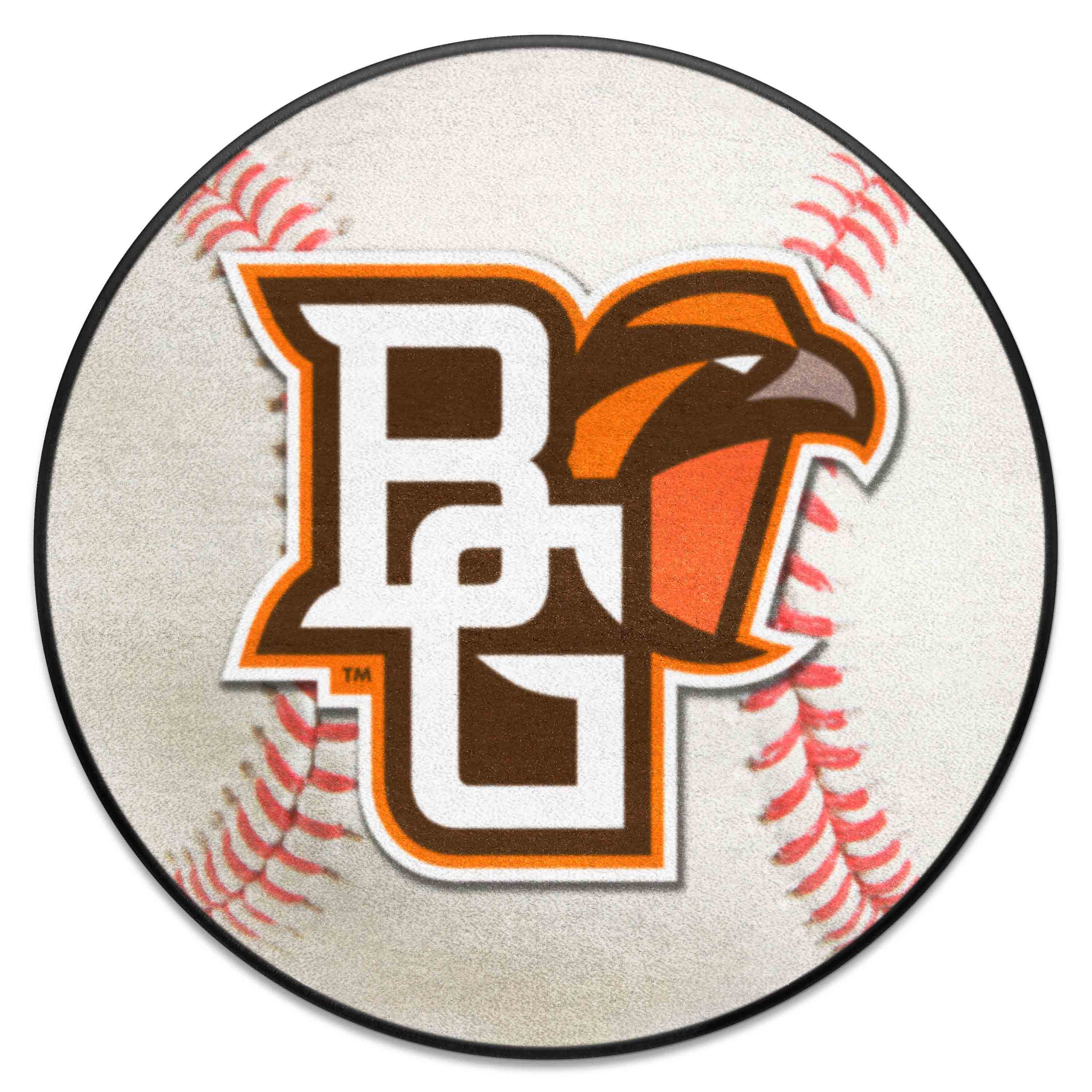 Bowling Green Falcons Baseball Rug - 27in. Diameter