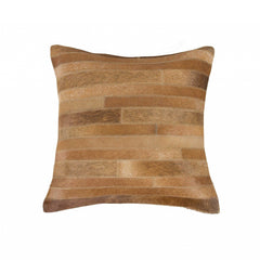 18" X 18" X 5" Brown  Pillow - Homeroots