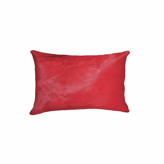 12" X 20" X 5" Firecracker Cowhide  Pillow - Homeroots