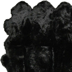 Black Animal Print Area Rug