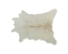 2' X 3' Natural Cowhide Hand Woven Area Rug