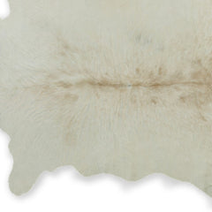 2' X 3' Natural Cowhide Hand Woven Area Rug