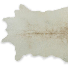 2' X 3' Natural Cowhide Hand Woven Area Rug