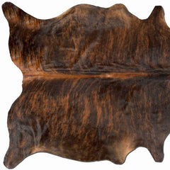 72" X 84" Dark Brindle Cowhide - Rug