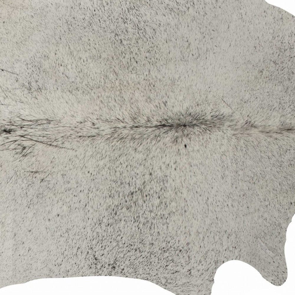 72" X 84" Gray Cowhide - Rug - Homeroots