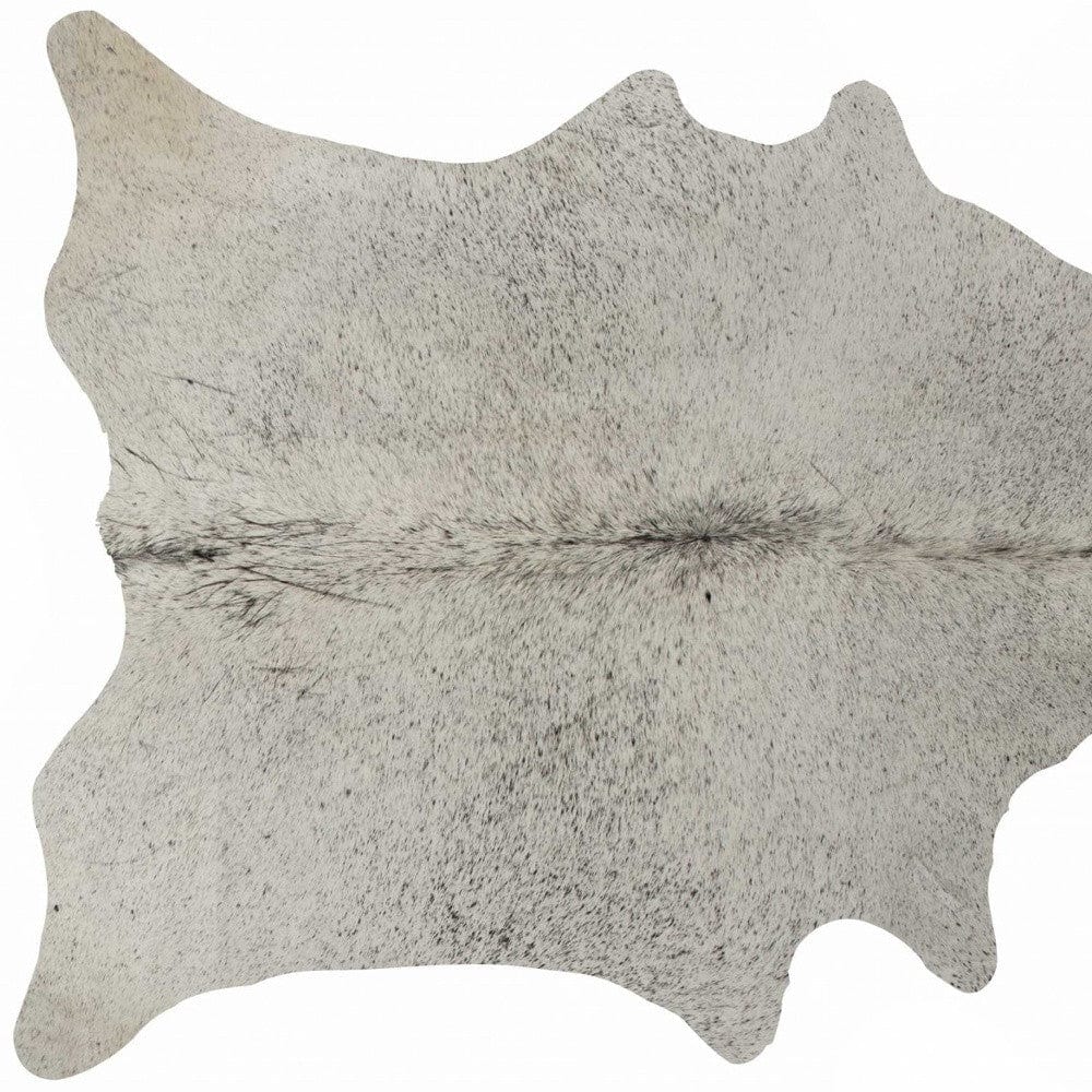 72" X 84" Gray Cowhide - Rug - Homeroots