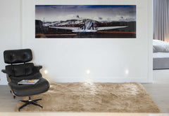 60" X 96" Off White Sheepskin - Rug Or Throw - Homeroots