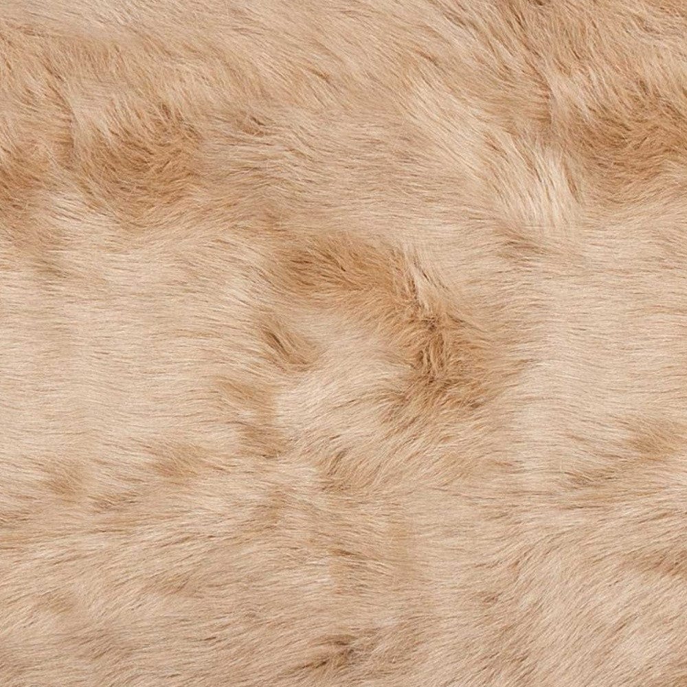 60" X 96" Off White Sheepskin - Rug Or Throw - Homeroots