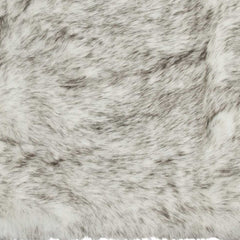 5' X 8' Gray Faux Fur Ombre Flokati Washable Area Rug