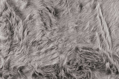 2' X 6' Gray Sheepskin Double - Area Rug