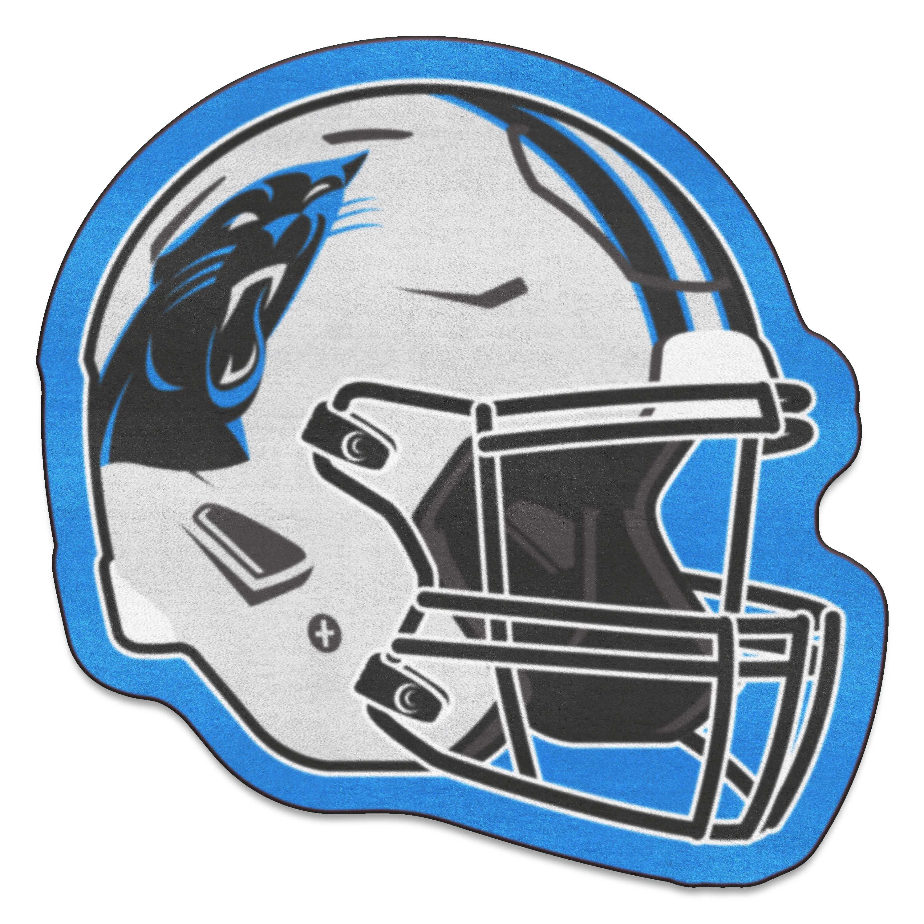 Carolina Panthers Mascot Helmet Rug