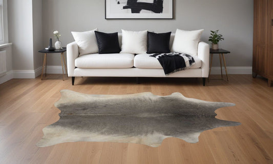 60" X 84" Gray Cowhide - Area Rug