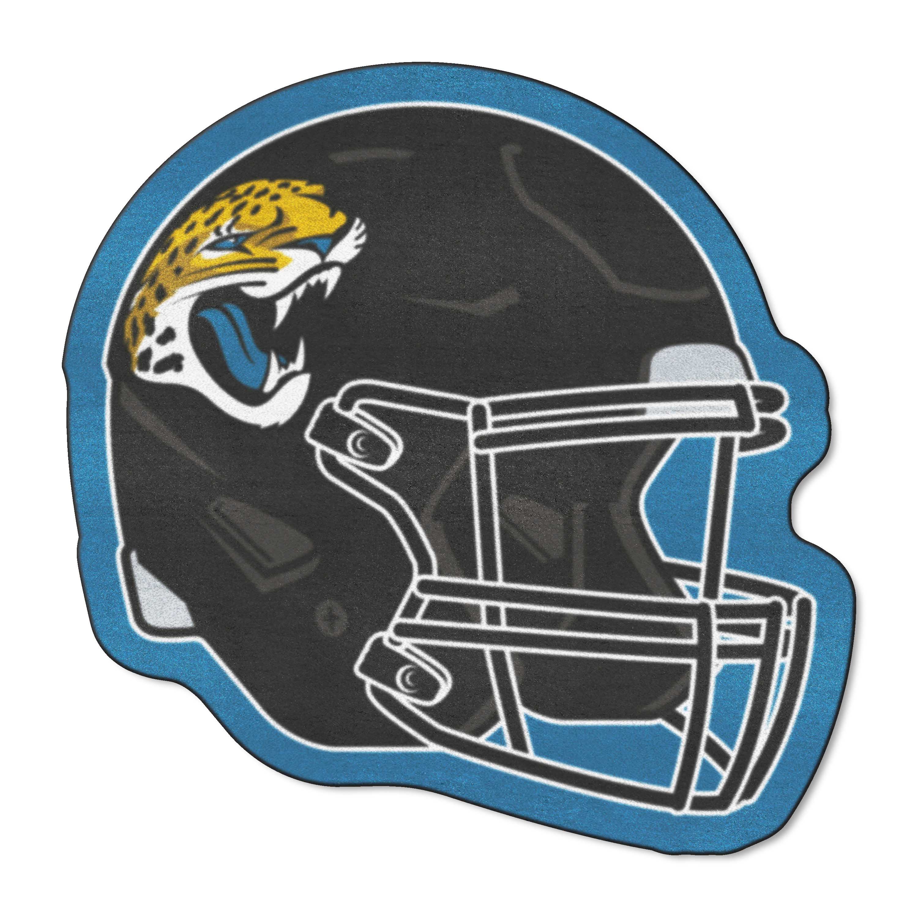 Jacksonville Jaguars Mascot Helmet Rug