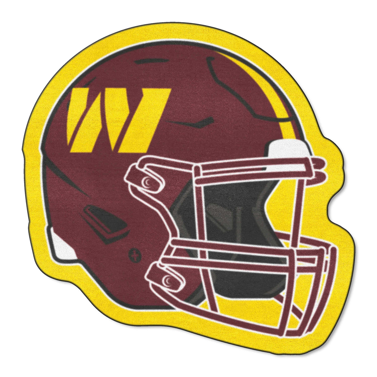 Washington Commanders Mascot Helmet Rug