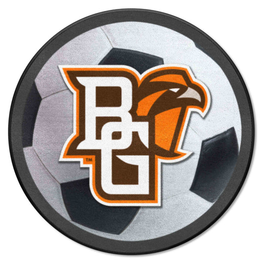 Bowling Green Falcons Soccer Ball Rug - 27in. Diameter - Bowling Green