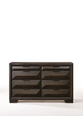 59" Espresso Solid Wood Standard Dresser/Chest - Homeroots