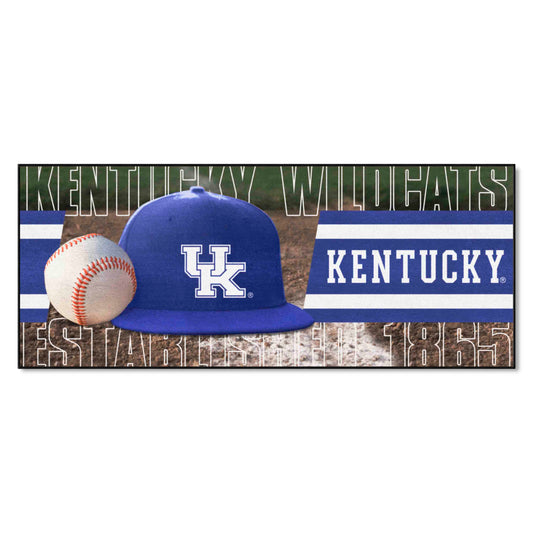 Kentucky Wildcats Baseball Runner Rug - 30in. x 72in.