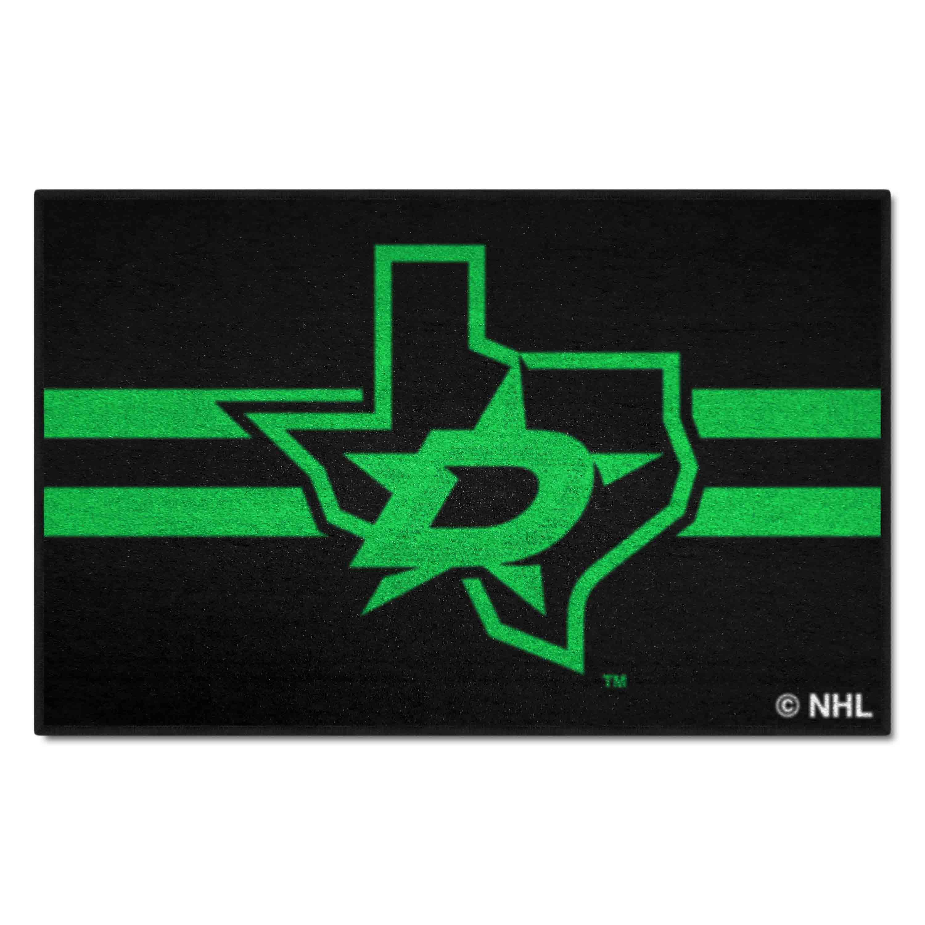 Dallas Stars Starter Mat Accent Rug - 19in. x 30in. Uniform Alternate Design