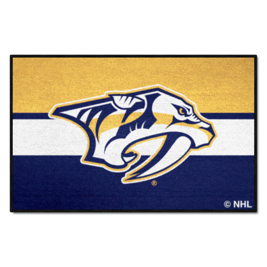 Nashville Predators Starter Mat Accent Rug - 19in. x 30in. Uniform Alternate Design