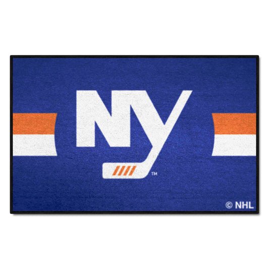 New York Islanders Starter Mat Accent Rug - 19in. x 30in. Uniform Alternate Design