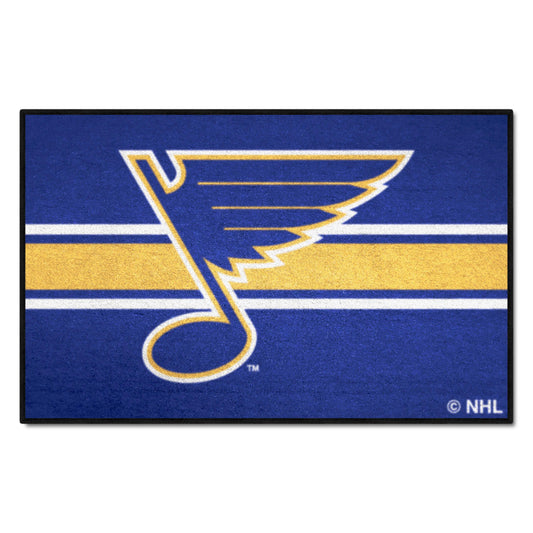 St. Louis Blues Starter Mat Accent Rug - 19in. x 30in. Uniform Alternate Design