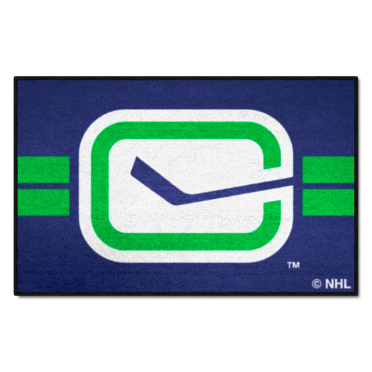 Vancouver Canucks Starter Mat Accent Rug - 19in. x 30in. Uniform Alternate Design