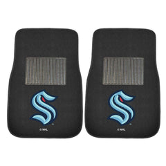 Seattle Kraken Embroidered Car Mat Set - 2 Pieces