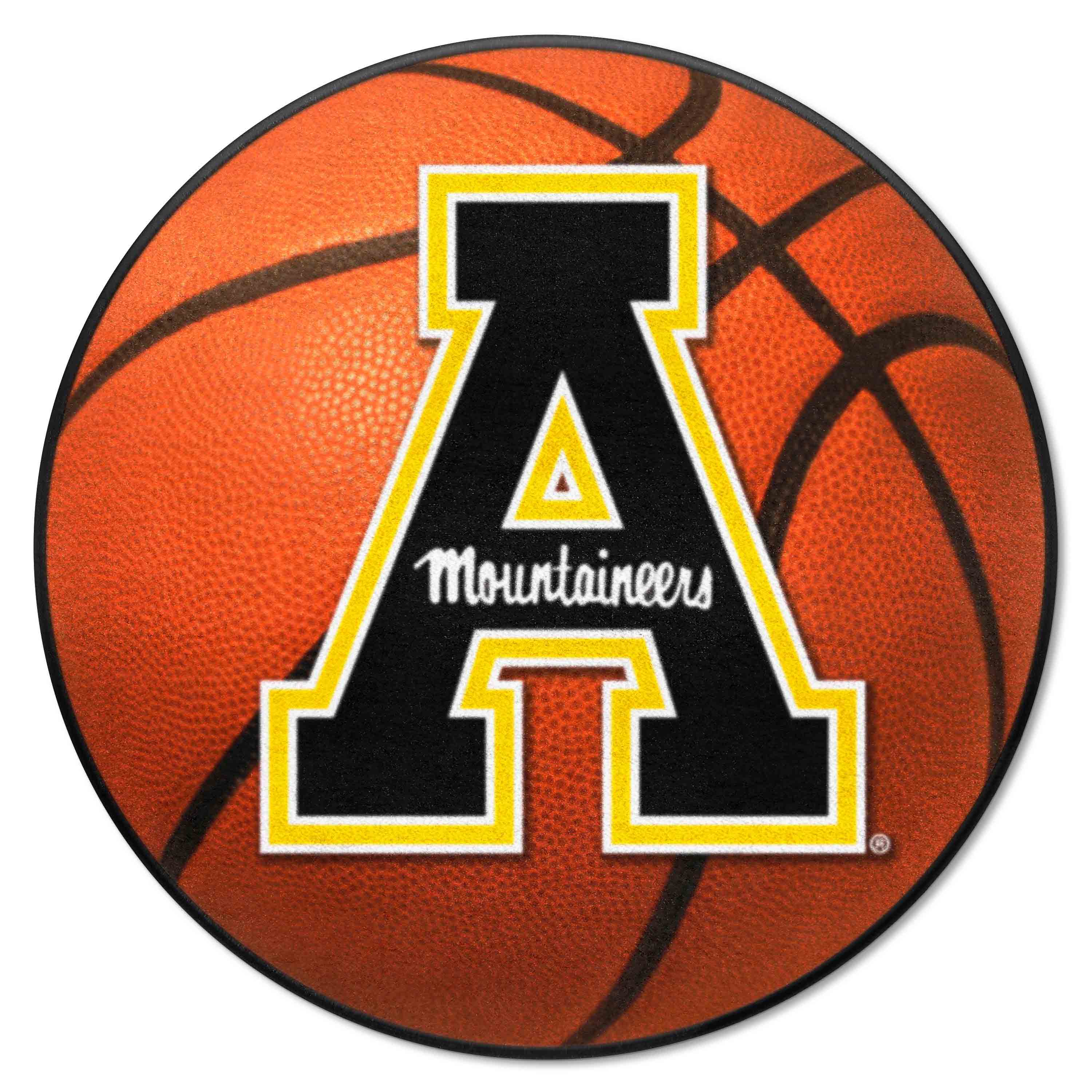 Appalachian State Mountaineers Basketball Rug - 27in. Diameter