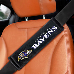 Baltimore Ravens Embroidered Seatbelt Pad - 2 Pieces - Baltimore Ravens