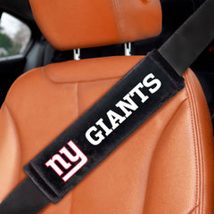 New York Giants Embroidered Seatbelt Pad - 2 Pieces