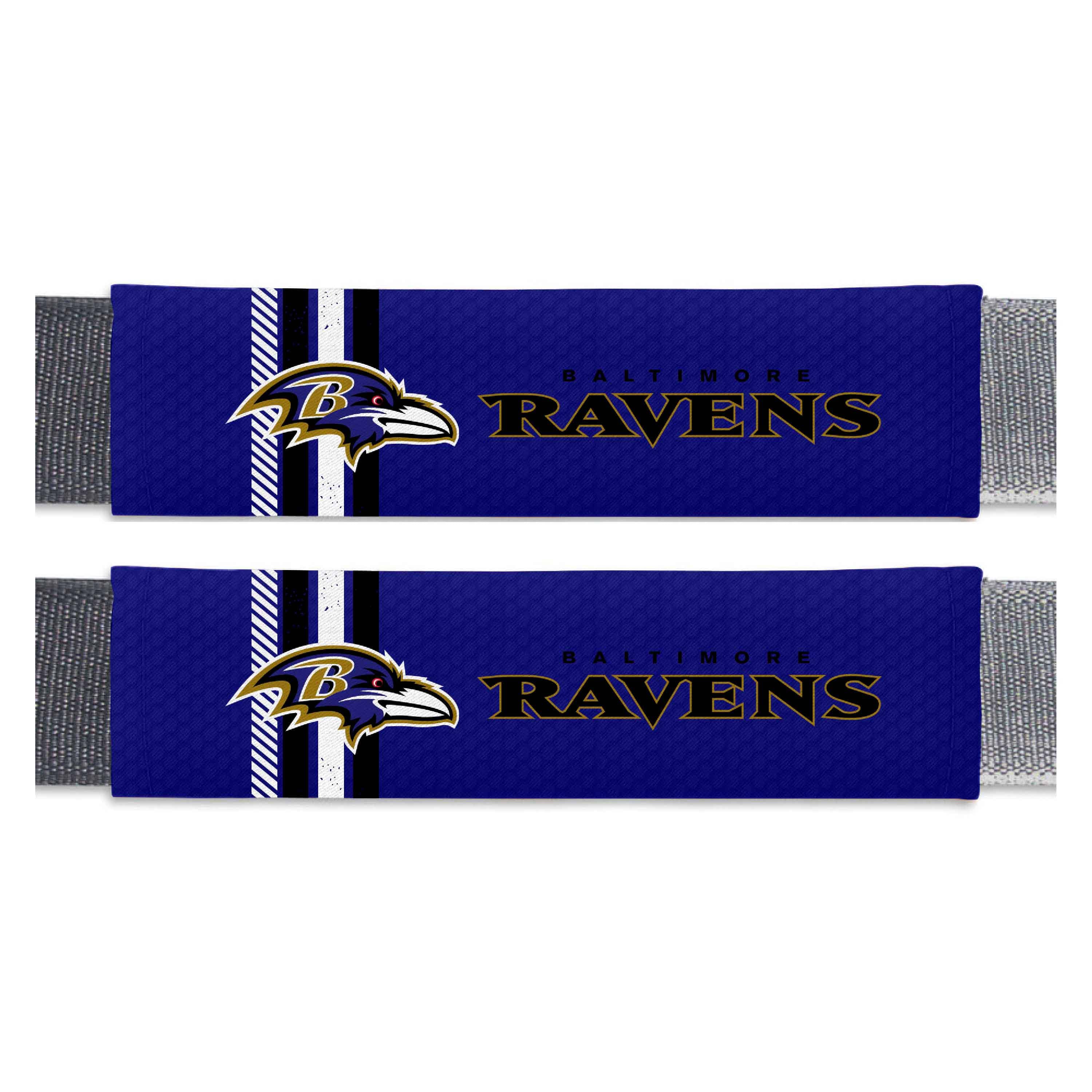 Baltimore Ravens Team Color Rally Seatbelt Pad - 2 Pieces - Baltimore Ravens