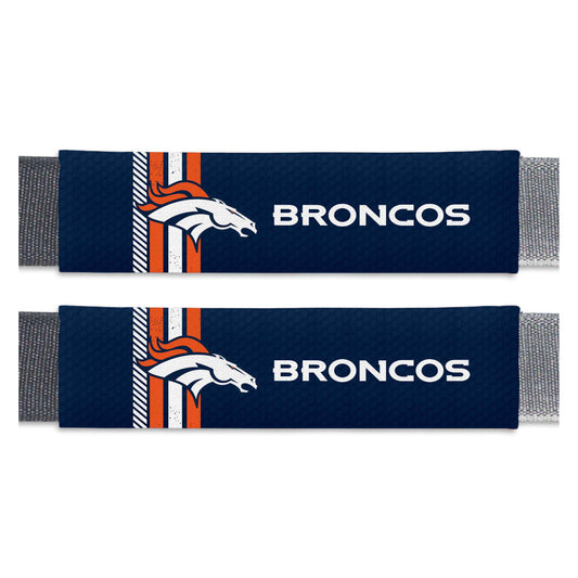 Denver Broncos Team Color Rally Seatbelt Pad - 2 Pieces