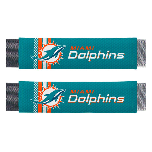 Miami Dolphins Team Color Rally Seatbelt Pad - 2 Pieces