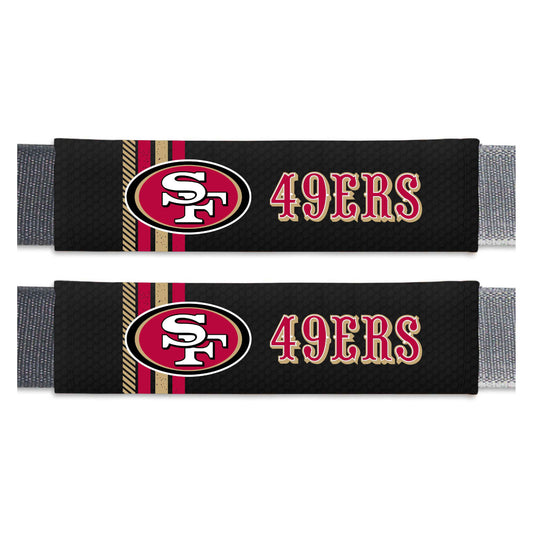 San Francisco 49ers Team Color Rally Seatbelt Pad - 2 Pieces