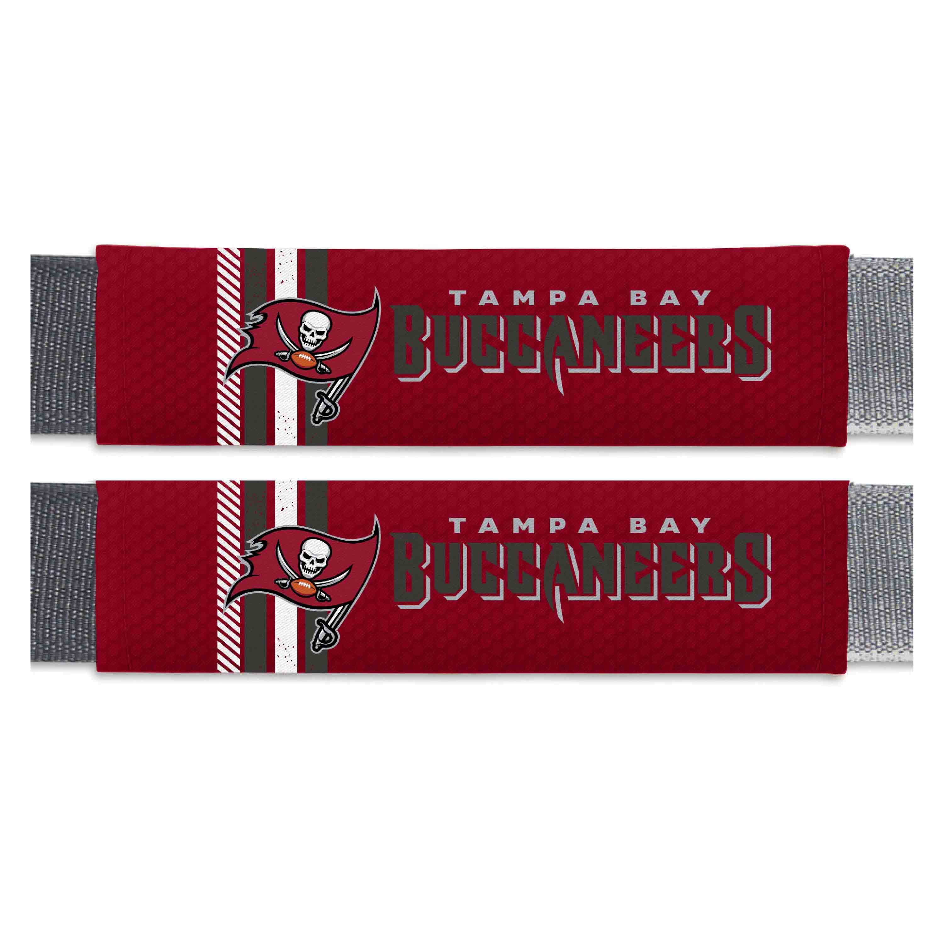 Tampa Bay Buccaneers Team Color Rally Seatbelt Pad - 2 Pieces - Tampa Bay Buccaneers