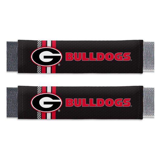 Georgia Bulldogs Team Color Rally Seatbelt Pad - 2 Pieces