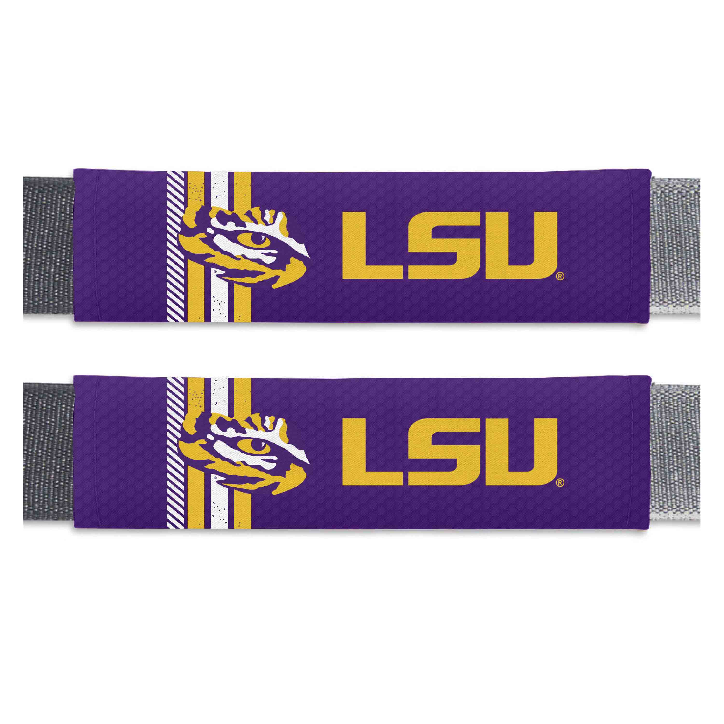 LSU Tigers Team Color Rally Seatbelt Pad - 2 Pieces