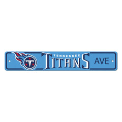 Tennessee Titans Team Color Street Sign Décor 4in. X 24in. Lightweight