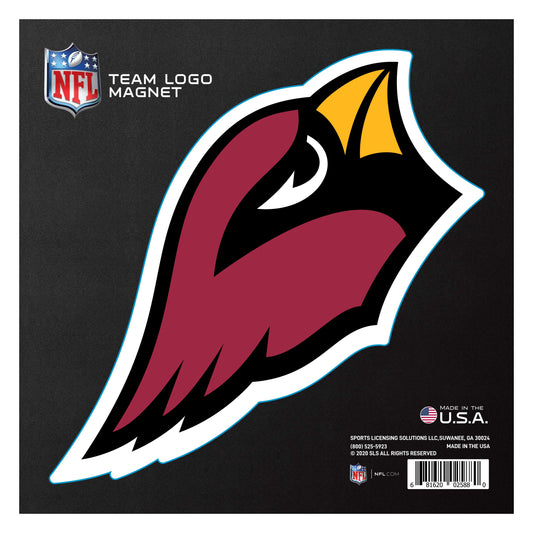 Arizona Cardinals Large Team Logo Magnet 10" (8.7329"x8.3078")