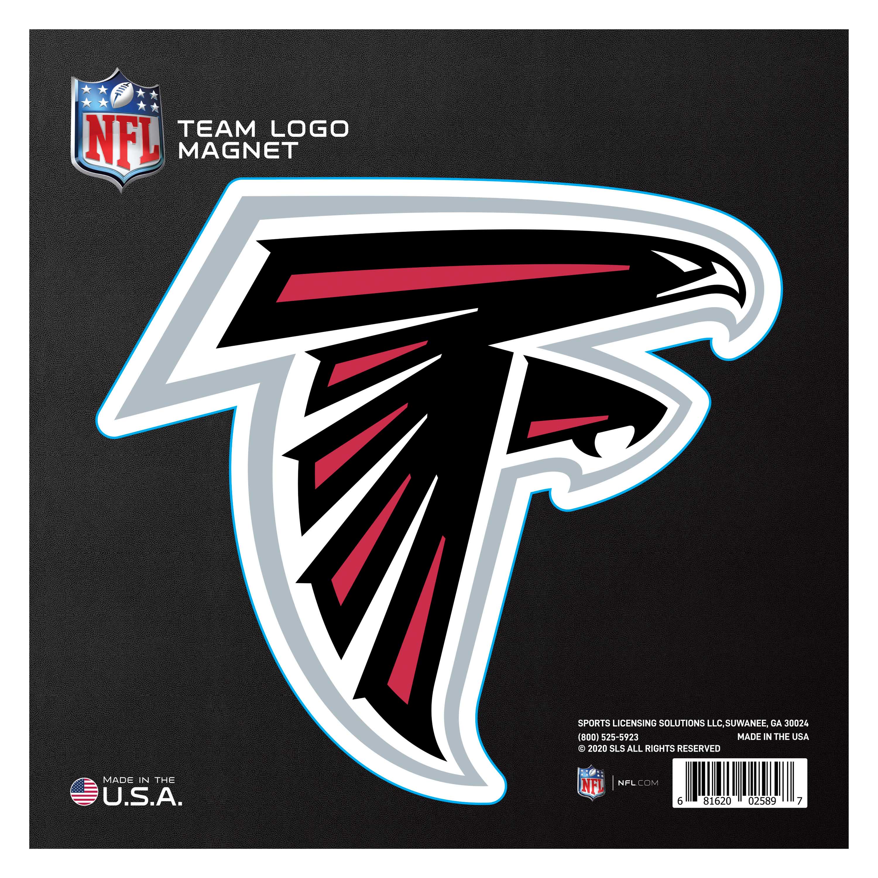 Atlanta Falcons Large Team Logo Magnet 10" (8.7329"x8.3078") - Atlanta Falcons