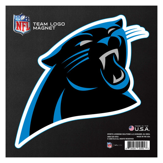 Carolina Panthers Large Team Logo Magnet 10" (8.7329"x8.3078") - Carolina Panthers