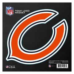 Chicago Bears Large Team Logo Magnet 10" (8.7329"x8.3078")