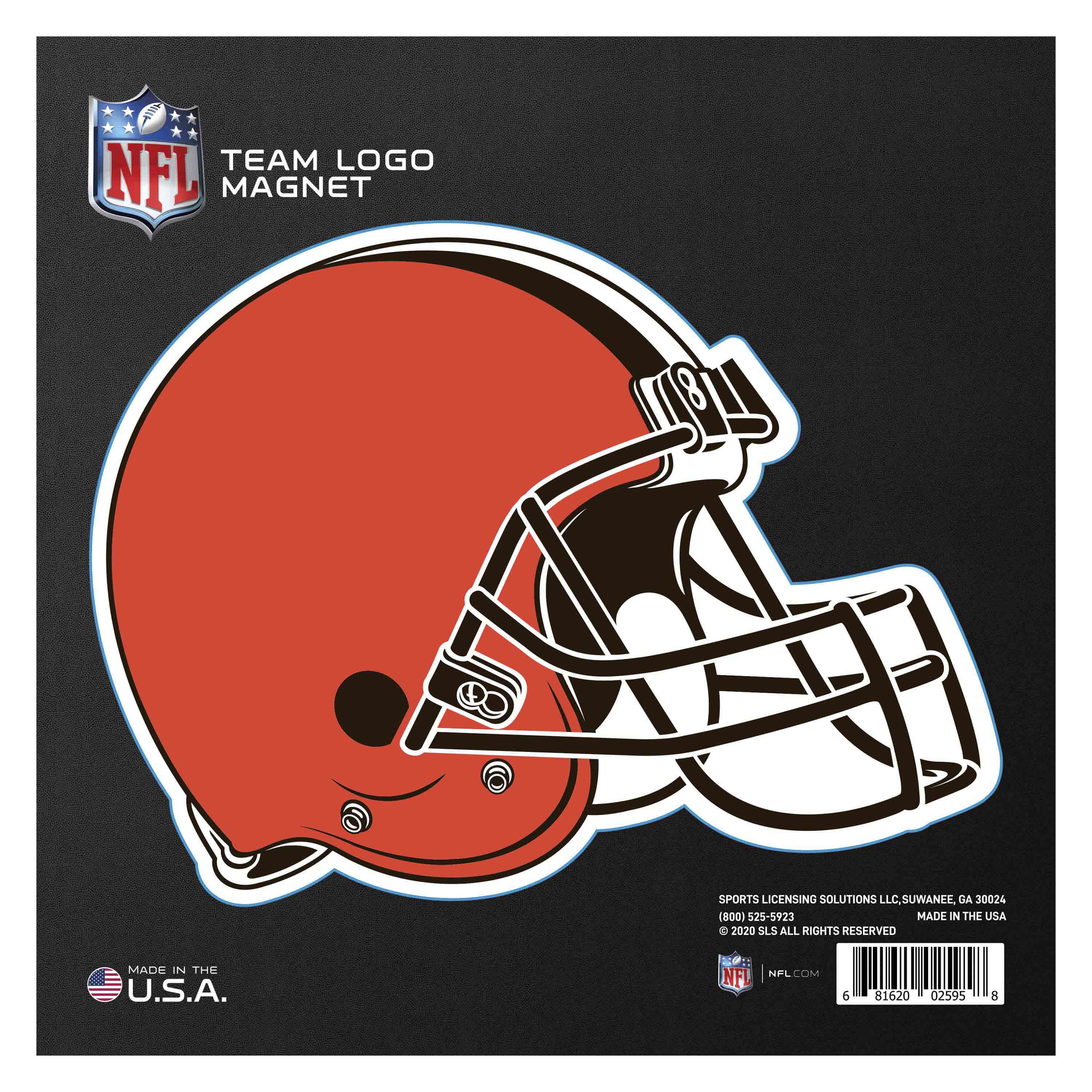 Cleveland Browns Large Team Logo Magnet 10" (8.7329"x8.3078") - Cleveland Browns