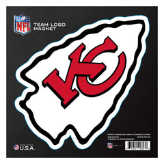 Kansas City Chiefs Large Team Logo Magnet 10" (8.7329"x8.3078")