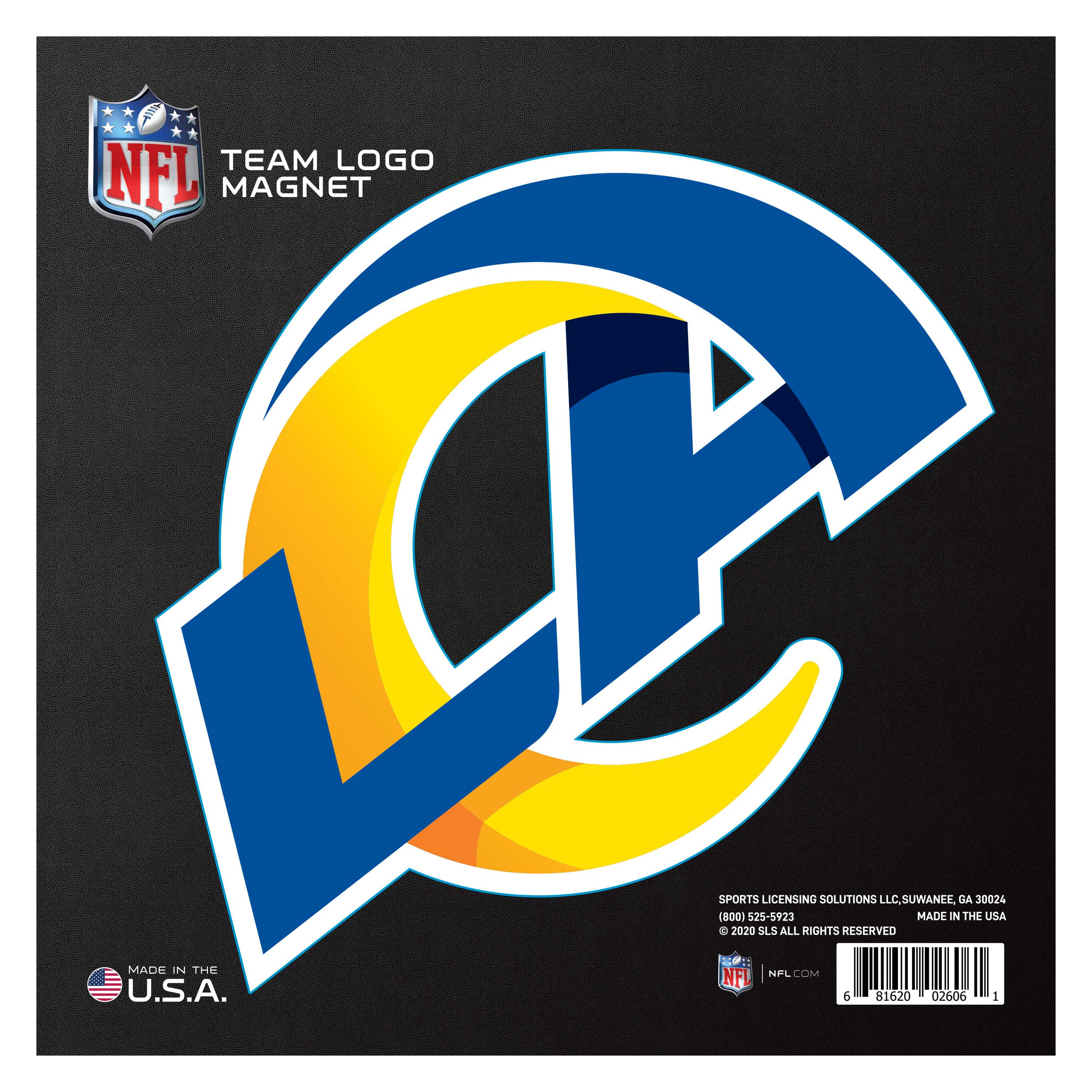 Los Angeles Rams Large Team Logo Magnet 10" (8.7329"x8.3078") - Los Angeles Rams