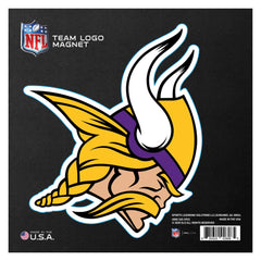 Minnesota Vikings Large Team Logo Magnet 10" (8.7329"x8.3078") - Minnesota Vikings