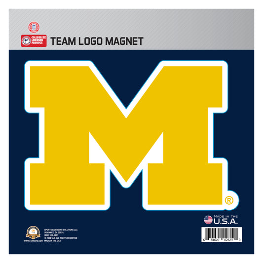 Michigan Wolverines Large Team Logo Magnet 10" (8.7329"x8.3078")