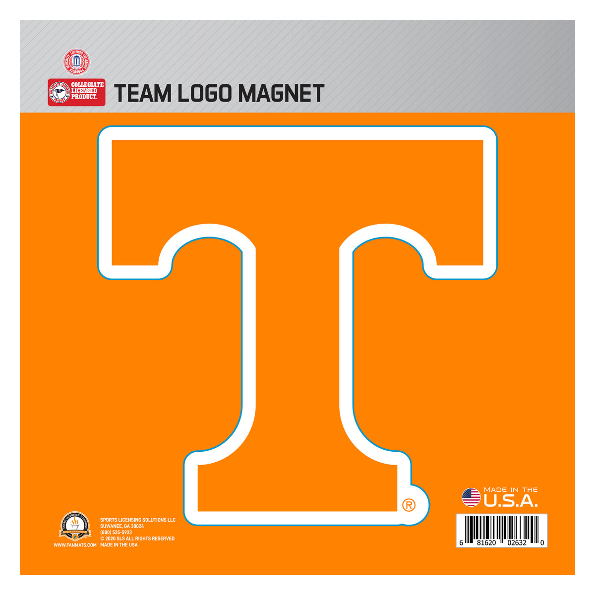 Tennessee Volunteers Large Team Logo Magnet 10" (8.7329"x8.3078")