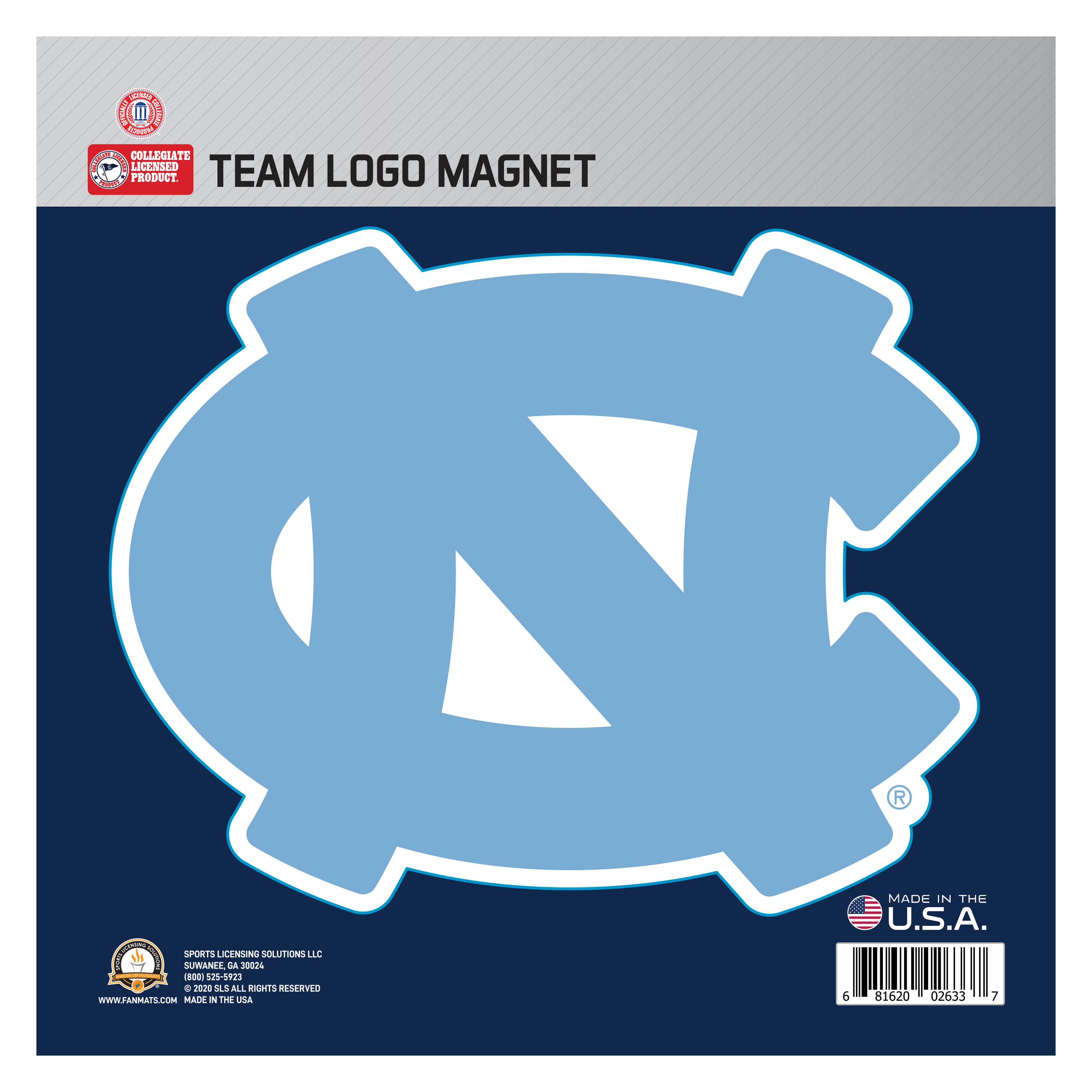 North Carolina Tar Heels Large Team Logo Magnet 10" (8.7329"x8.3078")